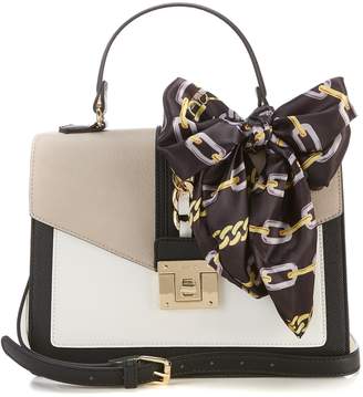 Aldo Glendaa Small Top Handle Taupe Colorblock Handbag - ShopStyle Bags