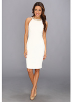 Thumbnail for your product : Badgley Mischka Pebble Crepe Cocktail Dress