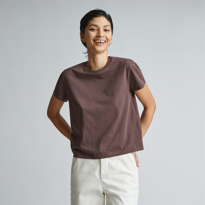 Women Chocolate Brown T Shirt | ShopStyle