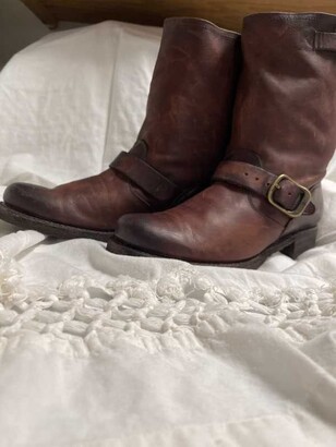 frye veronica buckle boots