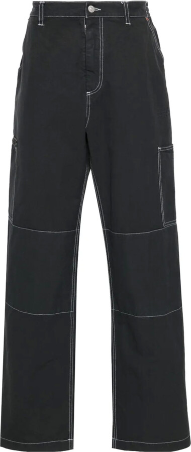 MM6 MAISON MARGIELA Straight-Leg Cotton Trousers