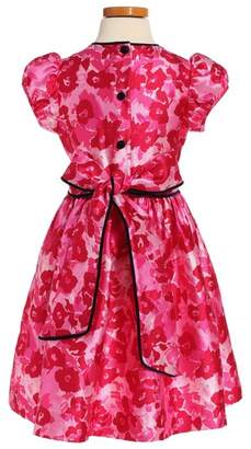 Oscar de la Renta Wild Roses Mikado Party Dress