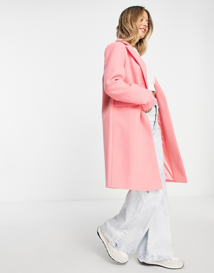 coral pink coat