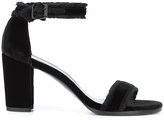 Thumbnail for your product : Stuart Weitzman Frayed sandals