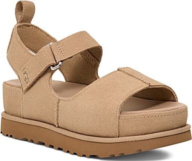 Goldenstar Hi Suede Platform Sandals