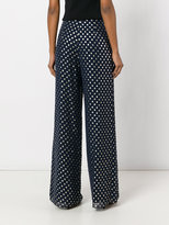 Thumbnail for your product : Emporio Armani dots print flared trousers