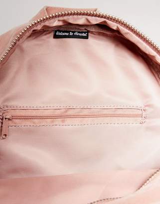 Herschel Grove Pink Velvet Backpack