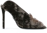 Thumbnail for your product : Aperlaï Bejewelled Heart Mules