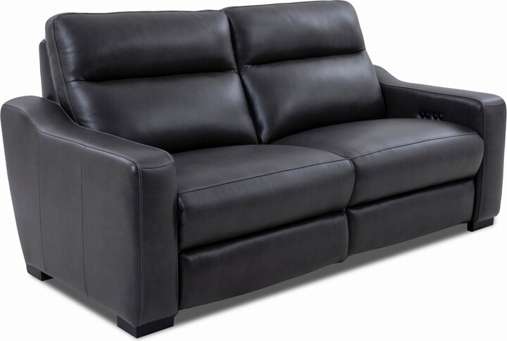 Furniture Gabrine 2Pc. Leather Sofa with 2 Power Recliners, Created