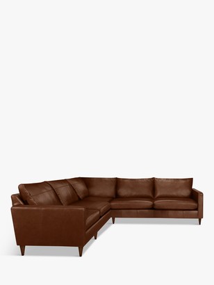 John Lewis & Partners Bailey 5+ Seater Leather Corner Sofa