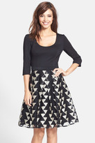 Thumbnail for your product : Tracy Reese 'Eliza' Embroidered Fit & Flare Dress (Regular & Petite)
