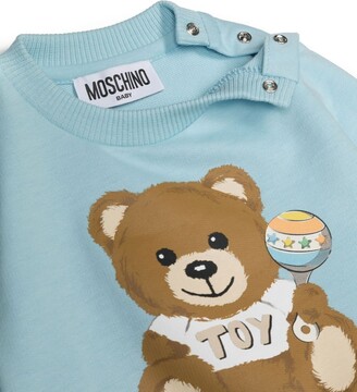 MOSCHINO BAMBINO Teddy Bear-print sweatshirt