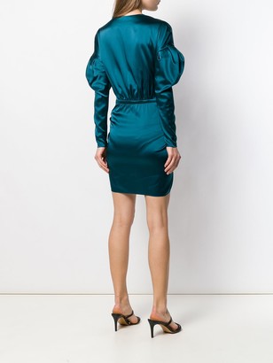 Alexandre Vauthier Ruched Cocktail Mini Dress