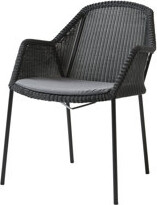 Cane-line Breeze Stacking Patio Dining Armchair with Cushion