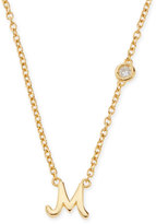 Thumbnail for your product : Sydney Evan SHY by M Initial Pendant Necklace with Diamond