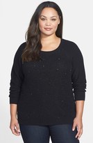 Thumbnail for your product : NYDJ Sequin Knit Sweater (Plus Size)