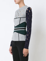 Thumbnail for your product : Yigal Azrouel distressed bustier jumper