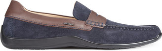 Geox UOMO XENSE Suede Penny Loafers