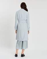 Thumbnail for your product : Theory Oaklane Crepe Trench