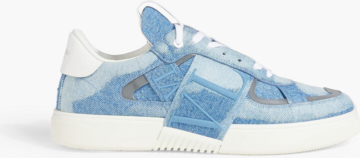 Valentino Garavani VL7N embroidered denim sneakers
