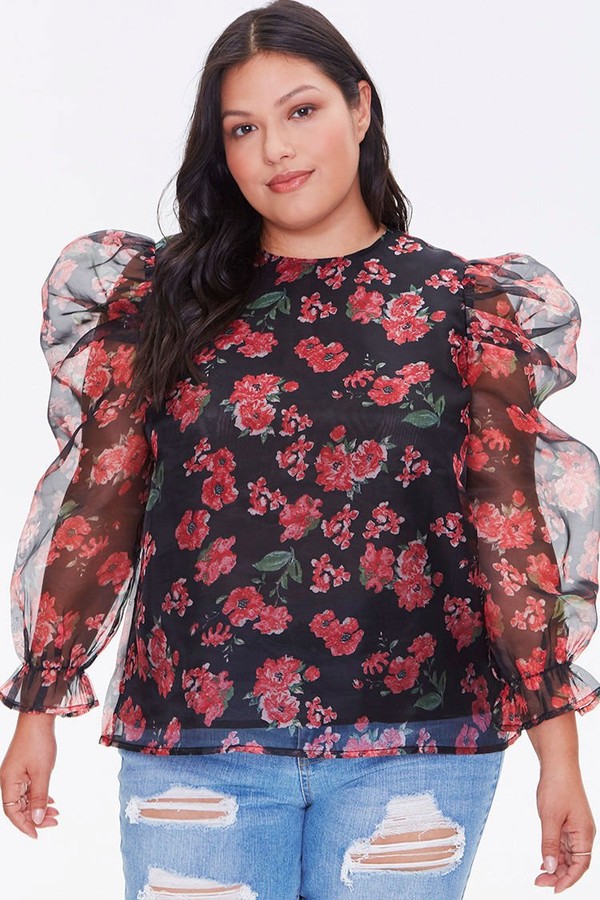 long sheer overlay top