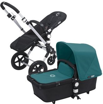 Bugaboo Cameleon 3 Stroller Black Base With New Extendable Sun Canopy (Petrol Blue) by