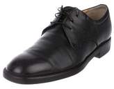 Thumbnail for your product : Ferragamo Leather Derby Oxfords black Leather Derby Oxfords
