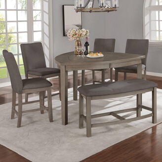 Best Quality Furniture 6-piece Counter Height Dining Set