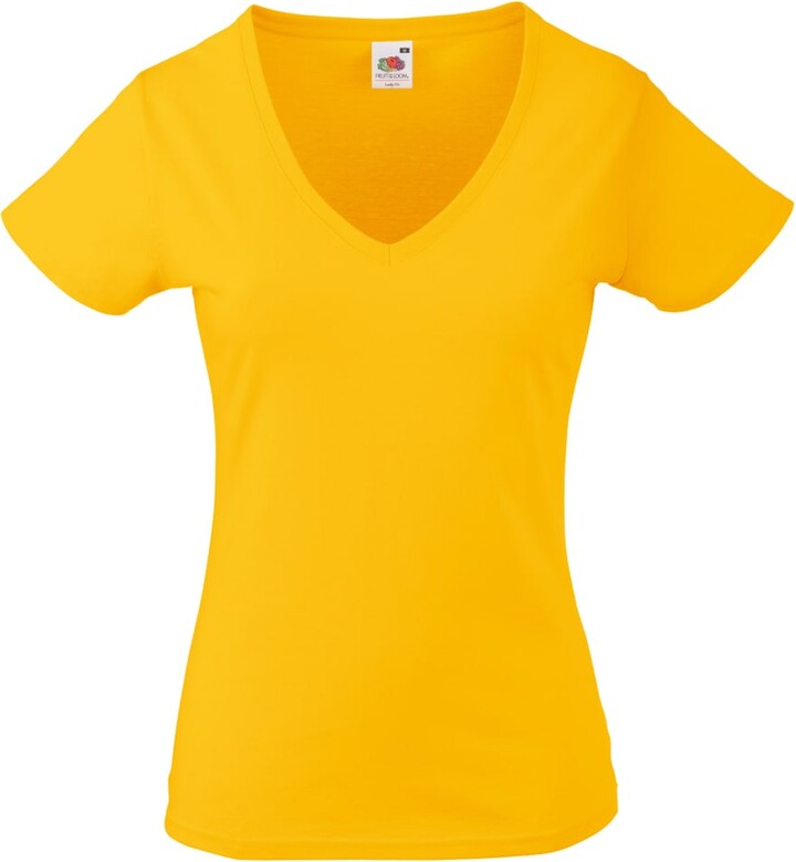 Lady-Fit Valueweight V-Neck T-Shirt von Fruit of the Loom