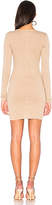 Thumbnail for your product : Enza Costa Long Sleeve Crewneck Mini Dress