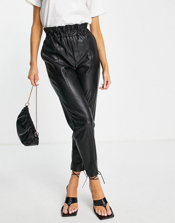 Leather Jogger Trouser | Shop the world's largest collection of fashion |  ShopStyle UK