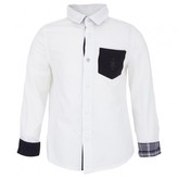 Thumbnail for your product : Ikks White Shirt with Black Pocket