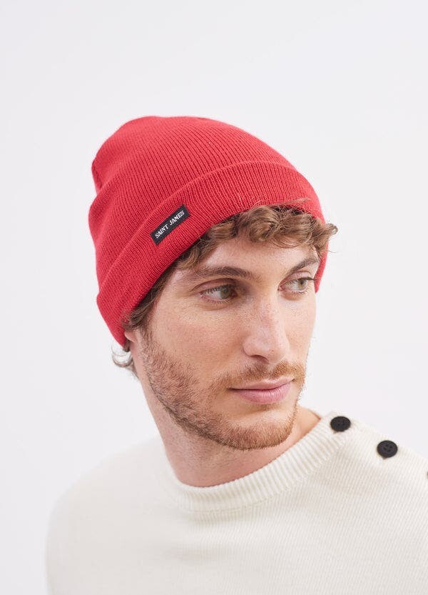 Saint James CARTIER Nautical Solid Wool Blend Beanie ShopStyle