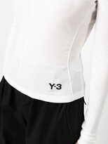 Thumbnail for your product : Y-3 logo-print organic cotton T-shirt
