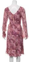 Thumbnail for your product : Diane von Furstenberg Silk Abstract Print Dress