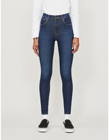 Thumbnail for your product : Levi's Mile High Ladies Blue Cotton Super-Skinny Extra -Rise Jeans, Size: 24