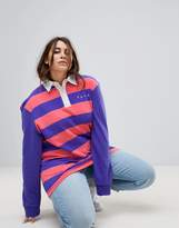 Thumbnail for your product : Puma Exclusive To ASOS Plus Striped Rugby Jersey