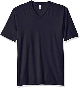 American Apparel Men's Fine Jersey Short Sleeve Classic V-Neck T-Shirt