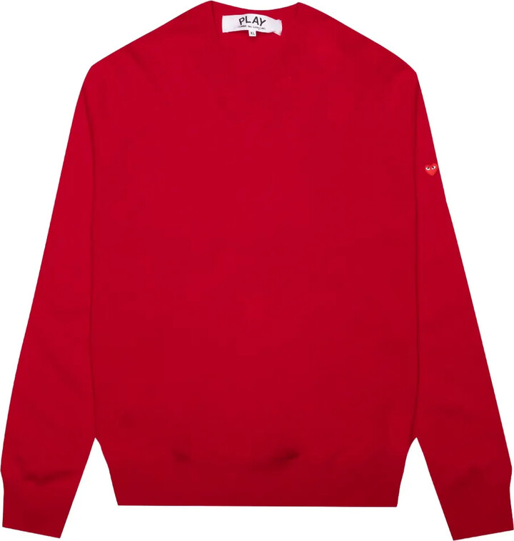 Comme des Garçons PLAY Heart-Embellished Sweater