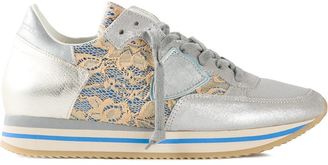 Philippe Model lace panel sneakers