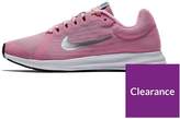 Thumbnail for your product : Nike Downshifter 8 Junior Trainers - Pink/Silver