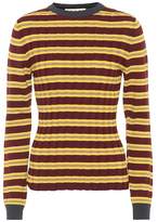Marni Striped cotton-blend sweater