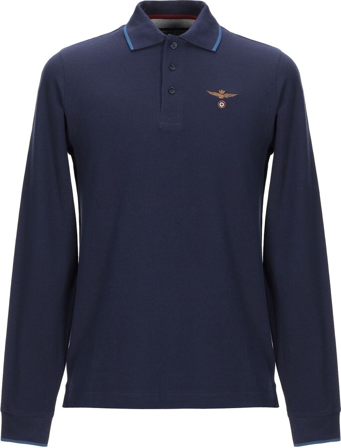Aeronautica Militare Polo Shirt Dark Blue - ShopStyle