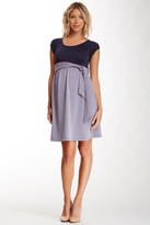 Thumbnail for your product : Maternal America Scoop Neck Tie Waist Dress