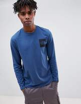 Thumbnail for your product : The North Face Long Sleeve Fine T-Shirt in Blue