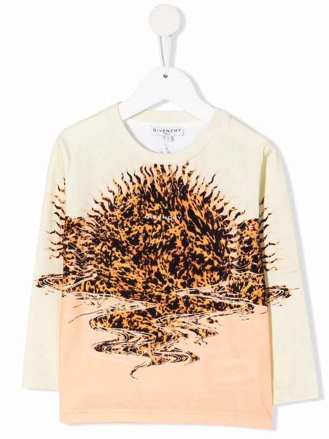 Givenchy Long Sleeve Print Shirt | Shop the world's largest 