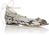 Thumbnail for your product : Manolo Blahnik Women's Aneska Lace-Up Flats