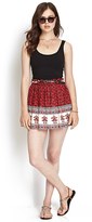Thumbnail for your product : Forever 21 Soft Floral A-Line Skirt