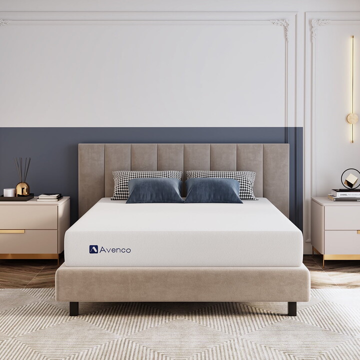 Avenco Airsail 10" Gel Memory Foam Mattress in a Box, King Size