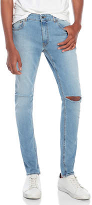 Love Moschino Distressed Knee Skinny Jeans